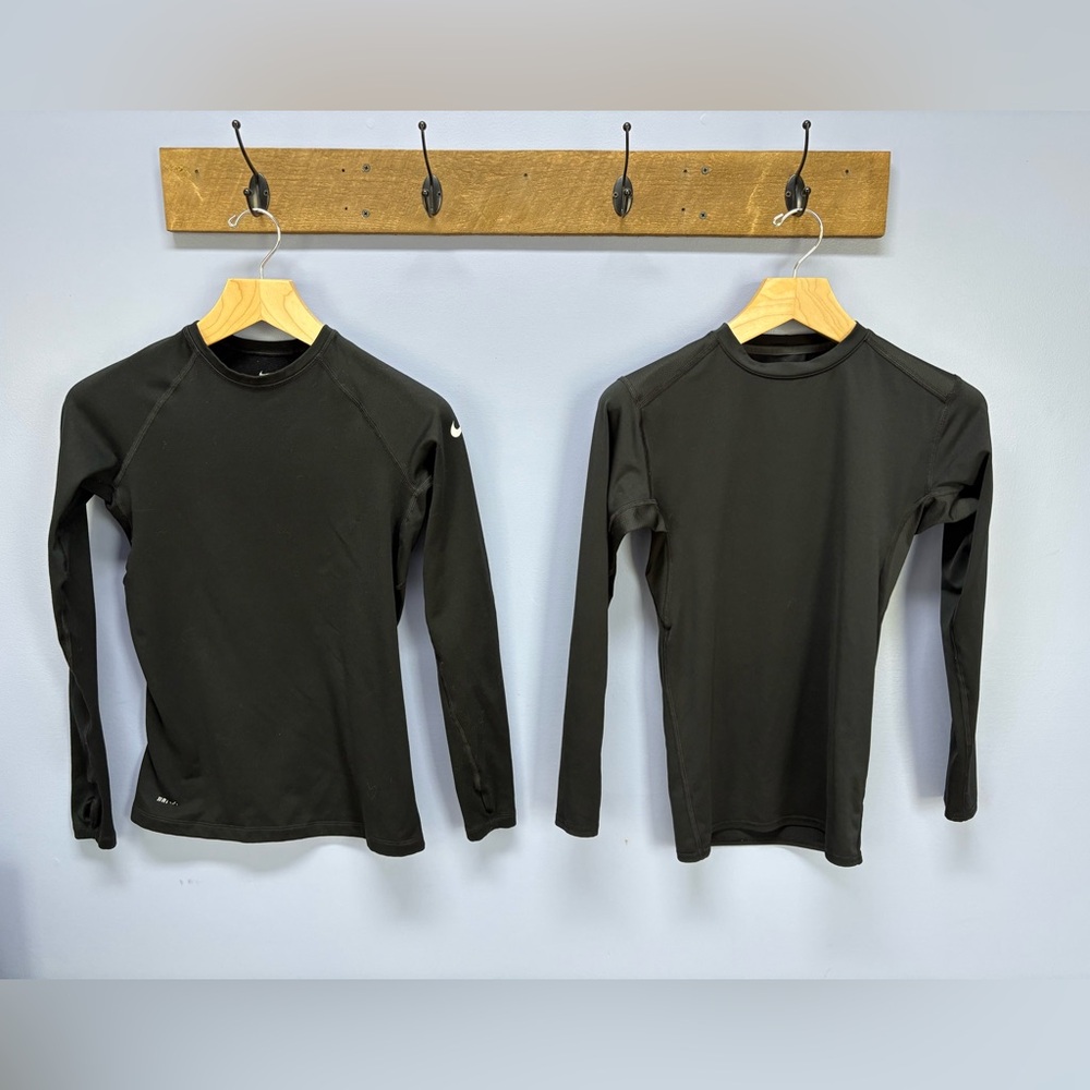 Black compression shirts